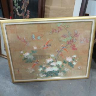 One 45X35 Gold Framed Picture