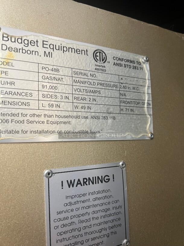 Late Model Bimatic Model PO-48B Commercial Bread/Pizza Gas Deck Oven NSF Tested and Working! - Image 18 of 19