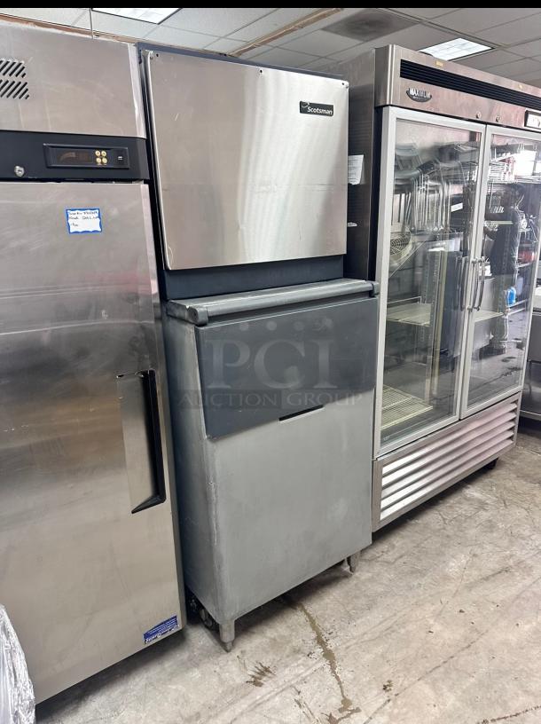 Scotsman 500 Lb Per Day Commercial Ice Machine 115 Volt Tested and Working! - Image 2 of 7