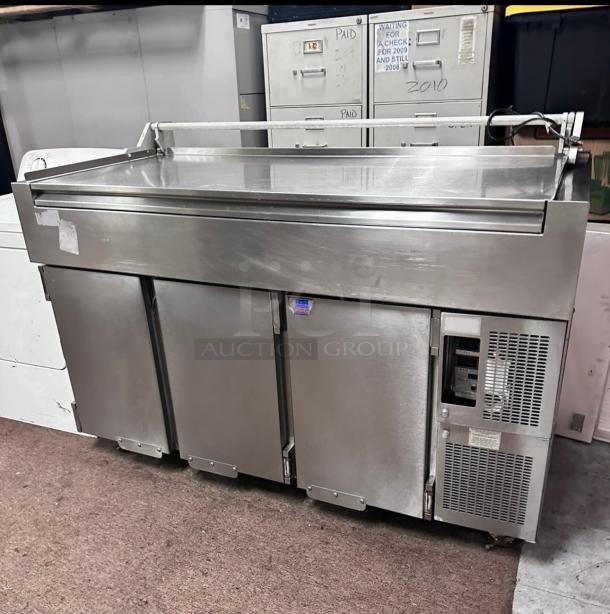 Commercial 72" Pizza Table 115 Volt Tested and Working! - Image 3 of 10