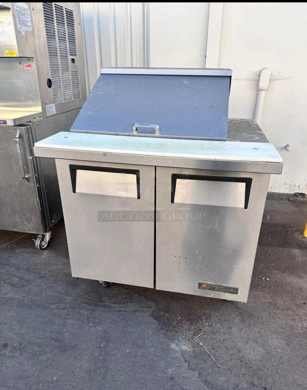 True Commercial 36" Sandwich Table Tested and Working! - Image 1 of 3