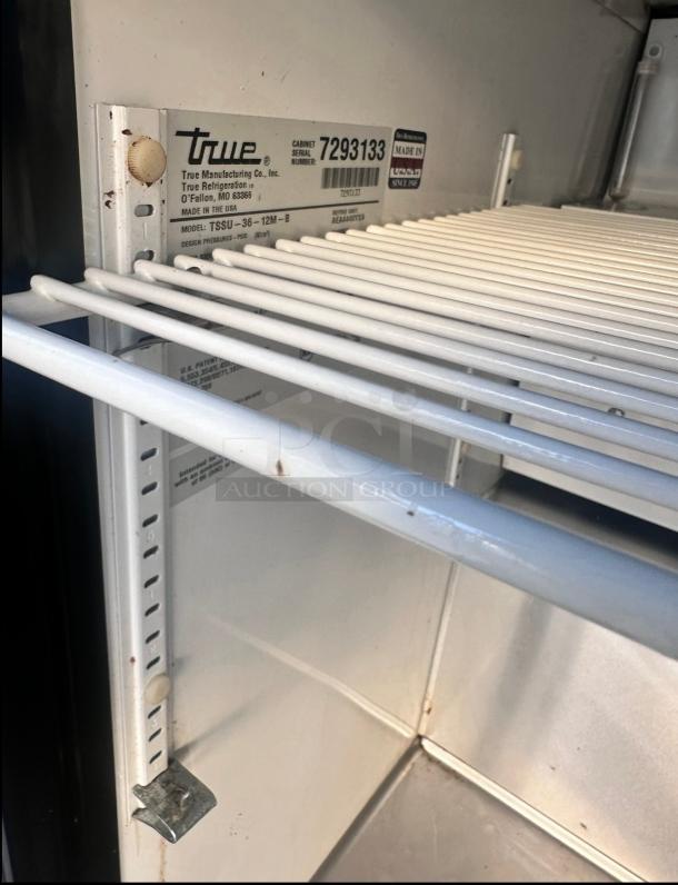 True Commercial 36" Sandwich Table Tested and Working! - Image 3 of 3