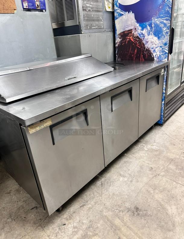 True 72" Sandwich Table Tested and Working! - Image 2 of 10