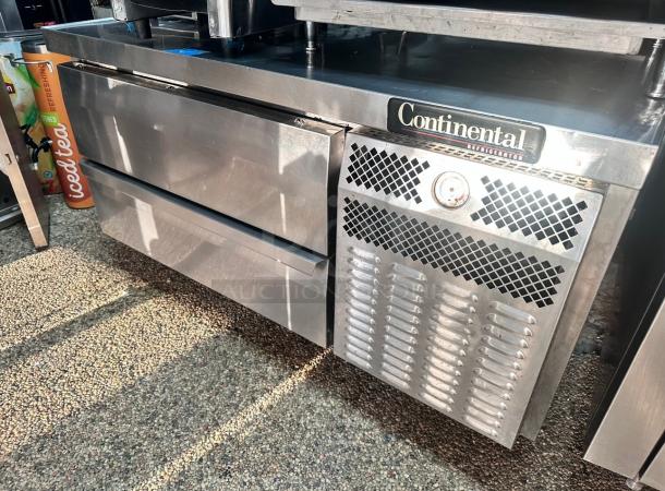 Continental Commercial 48" Chef Base 115 Volt Tested and Working! - Image 1 of 7