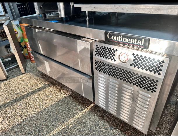Continental Commercial 48" Chef Base 115 Volt Tested and Working! - Image 2 of 7