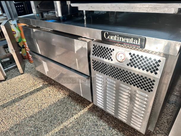 Continental Commercial 48" Chef Base 115 Volt Tested and Working! - Image 3 of 7