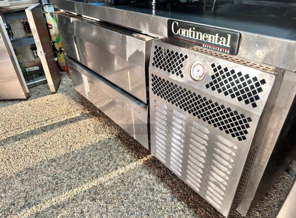 Continental Commercial 48" Chef Base 115 Volt Tested and Working! - Image 5 of 7