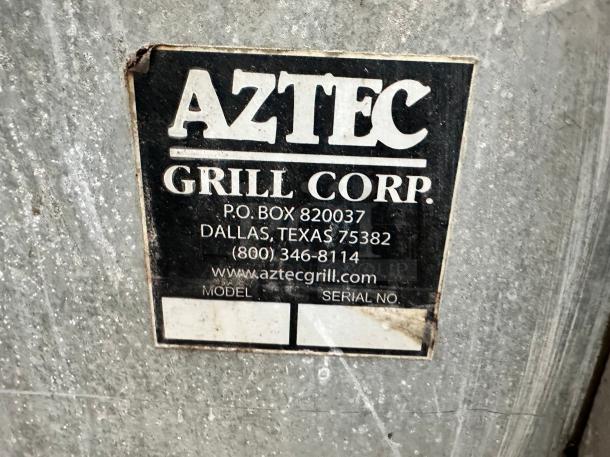 Aztec 36" W Stainless Steel Mesquite Wood-Fired CharBroiler - 30,000 BTU Tested and Working! - Image 4 of 6