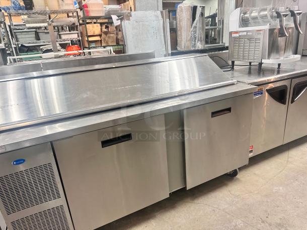 Commercial 72" Pizza Table Tested and Working! - Image 4 of 6