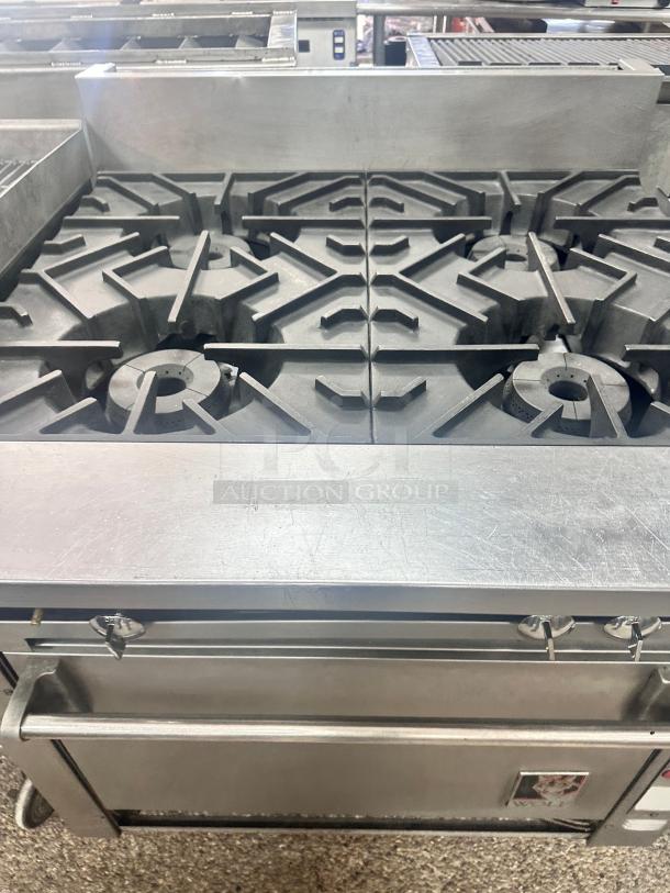 Wolf Commercial Gas 4 Burner Tested and Working! - Image 5 of 8