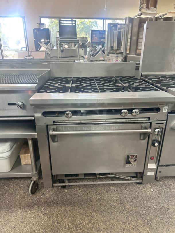 Wolf Commercial Gas 4 Burner Tested and Working! - Image 8 of 8
