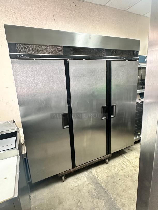 Delafield Commercial Three Door Refrigerator Tested and Working - Image 4 of 9
