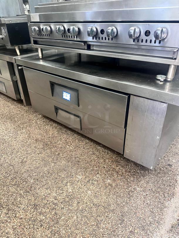 True 52"Commercial Refrigerated Chef Base Tested and Working! - Image 1 of 7