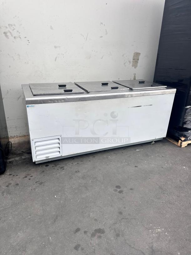 Commercial 80" Ice Cream Freezer Tested and Working! - Image 1 of 9