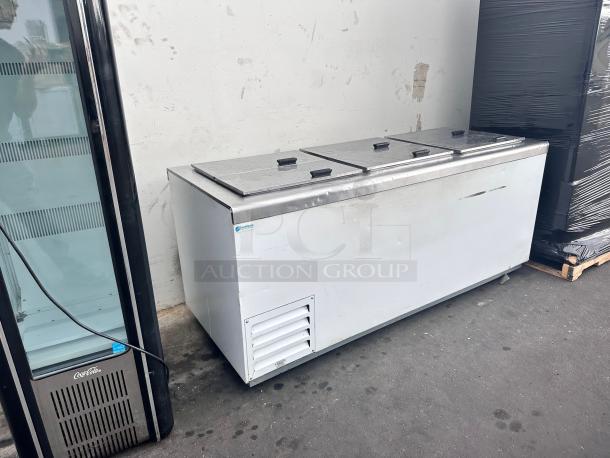 Commercial 80" Ice Cream Freezer Tested and Working! - Image 2 of 9
