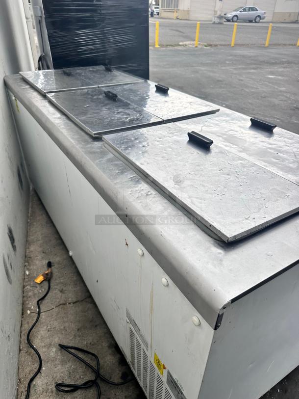 Commercial 80" Ice Cream Freezer Tested and Working! - Image 7 of 9