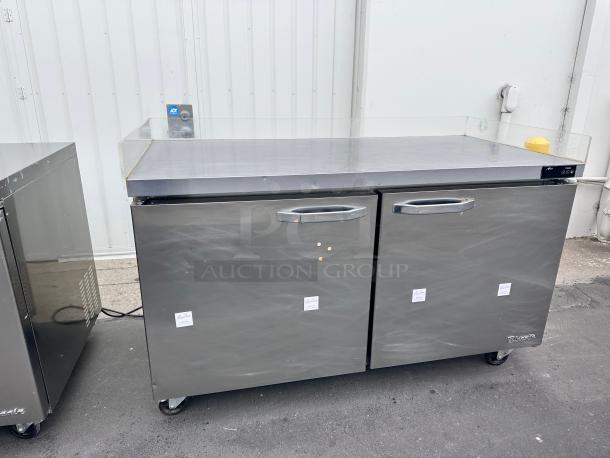 Commercial 60" Two Door Under Counter Freezer Tested and Working! - Image 5 of 10