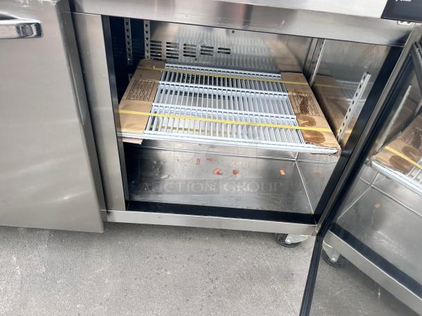 Commercial 60" Two Door Under Counter Freezer Tested and Working! - Image 8 of 8