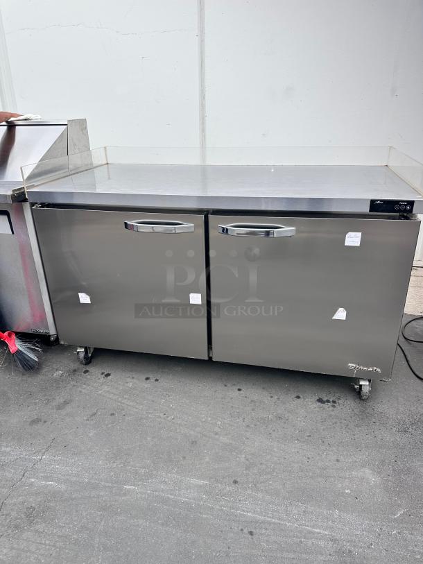 Commercial 60" Two Door Under Counter Freezer Tested and Working! - Image 5 of 7