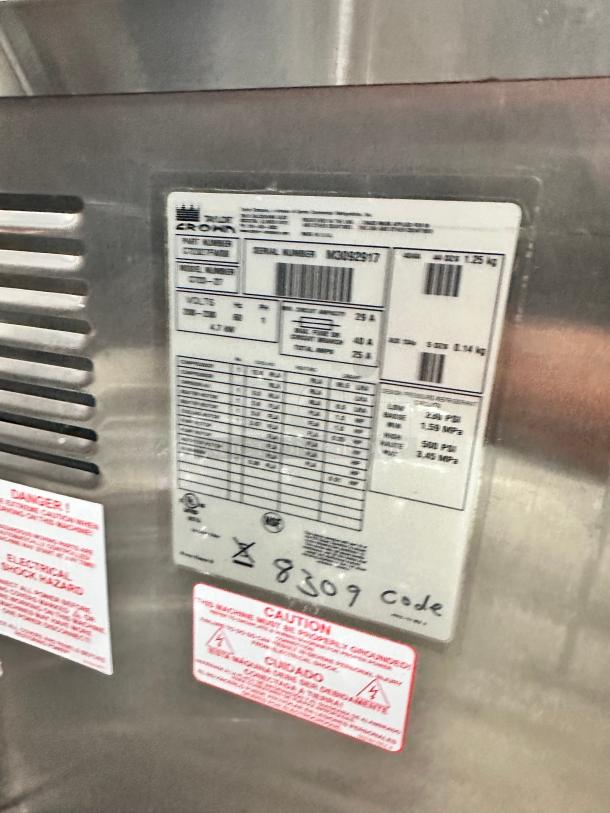 Excellent Condition Taylor Commercial Ice Cream Maker 220 Volt Tested and Working! - Image 8 of 8