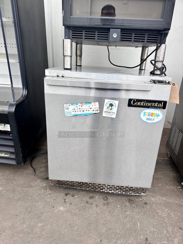 Commercial One Door Under Counter Refrigerator Tested and Working! - Image 1 of 6