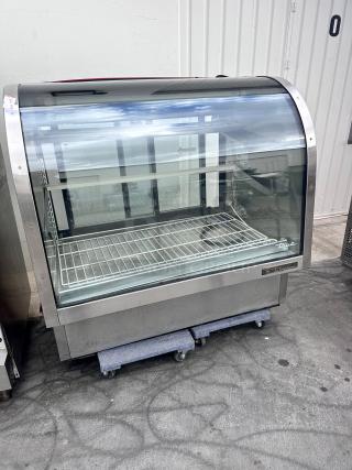 True 48" Commercial Refrigerated Glass Display Tested and Working!