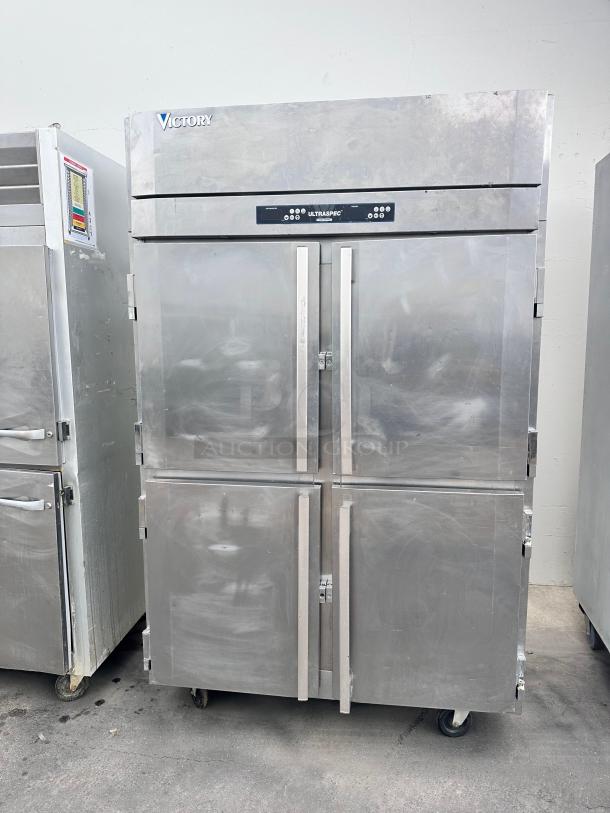Commercial Double Door Cooler/Freezer Combo Tested and Working! - Image 2 of 6