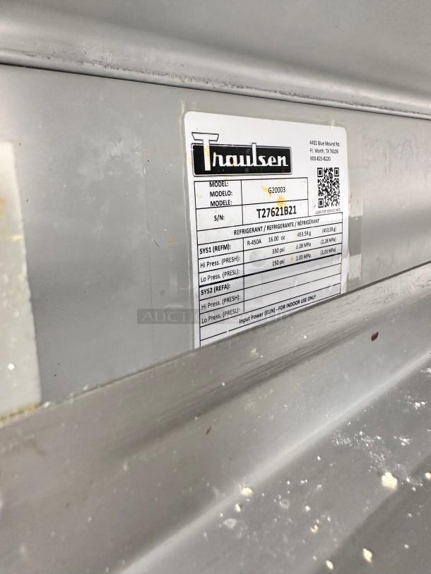 Late Model Traulsen Commercial Double Door Refrigerator Tested and Working! - Image 7 of 10