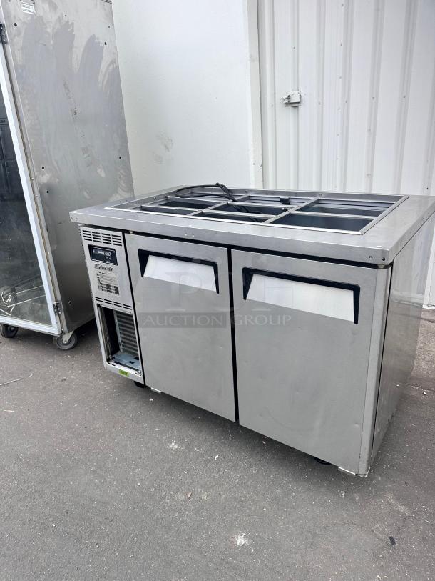 Turbo Air JBT-48-N 47" Stainless Steel Refrigerated Buffet Display Table 115v Tested and Working! - Image 1 of 8