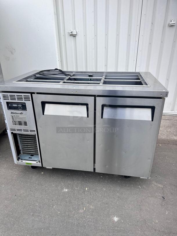 Turbo Air JBT-48-N 47" Stainless Steel Refrigerated Buffet Display Table 115v Tested and Working! - Image 2 of 8