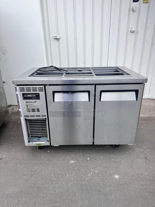 Turbo Air JBT-48-N 47" Stainless Steel Refrigerated Buffet Display Table 115v Tested and Working! - Image 3 of 8