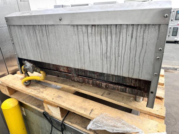 Jade 36" Commercial Heavy Duty Gas Char broiler Tested and Working! - Image 3 of 9