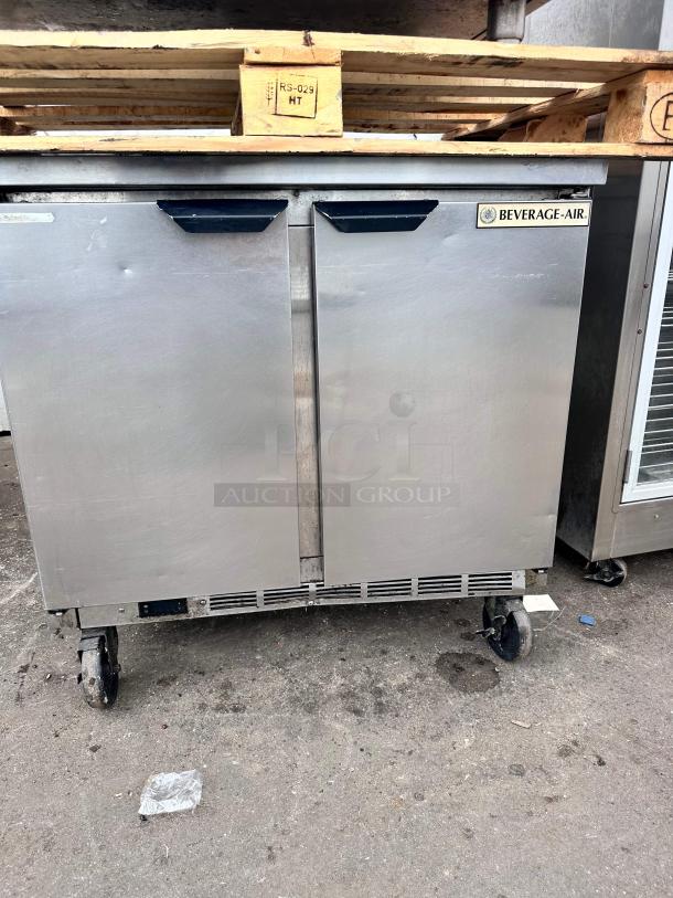 Beverage Air 36" Worktop Two Door Freezer Tested and Working! - Image 2 of 7