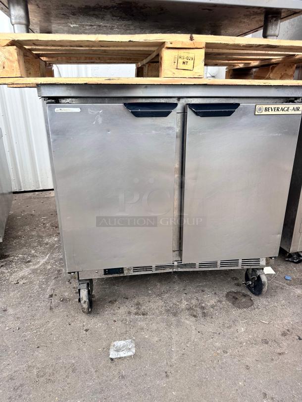 Beverage Air 36" Worktop Two Door Freezer Tested and Working! - Image 3 of 7