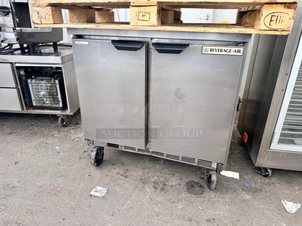 Beverage Air 36" Worktop Two Door Freezer Tested and Working! - Image 4 of 7