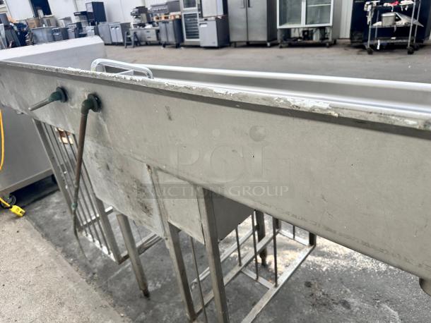 Commercial 84" Stainless Steel Sink - Image 6 of 10