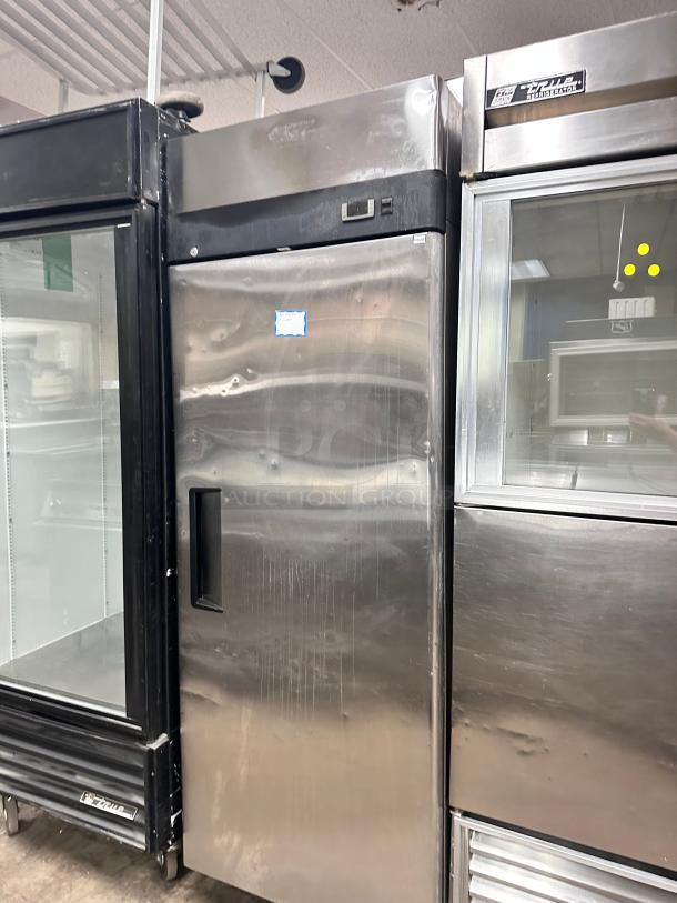 Commercial Single Stainless Door Freezer Tested and Working! - Image 1 of 8