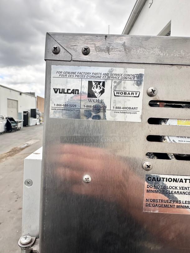 Excellent Condition Vulcan VP18 Full Size Holding / Proofing Cabinet - 120V Tested and Working! - Image 8 of 10
