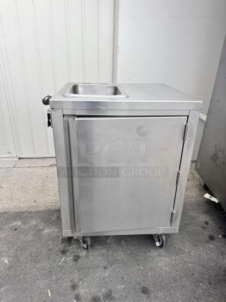 John Boos Commercial Self Contained Portable Hand Washing Sink With Heater