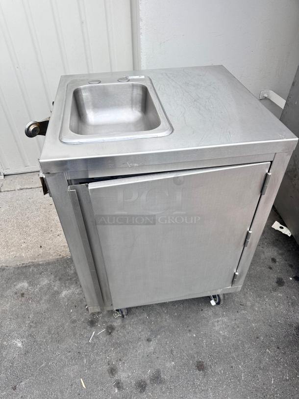 John Boos Commercial Self Contained Portable Hand Washing Sink With Heater - Image 2 of 14