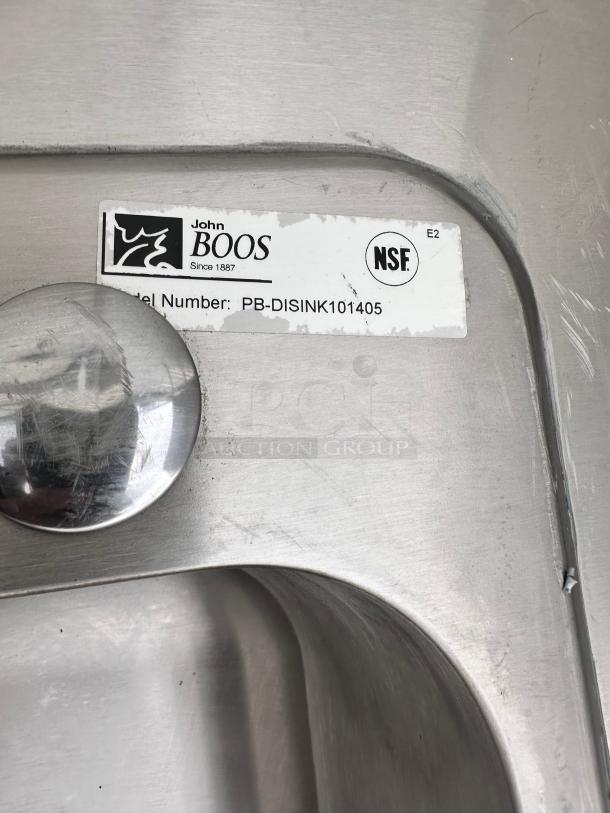 John Boos Commercial Self Contained Portable Hand Washing Sink With Heater - Image 8 of 14