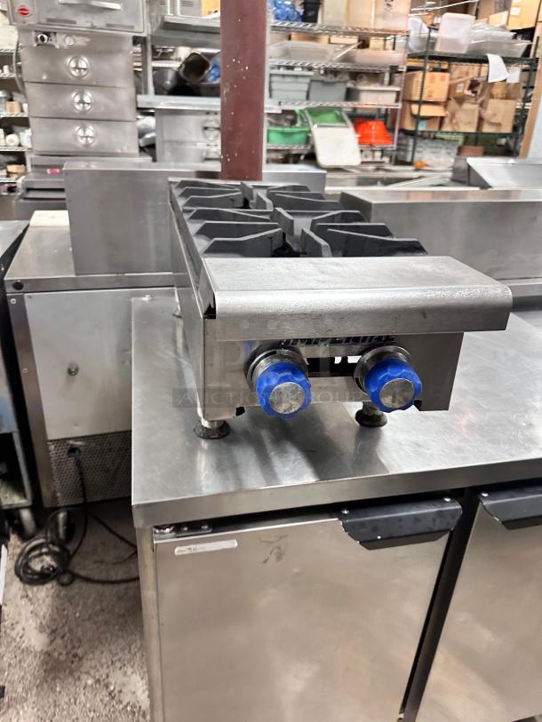 Imperial Commercial Gas Two Burner Tested and Working! - Image 1 of 6