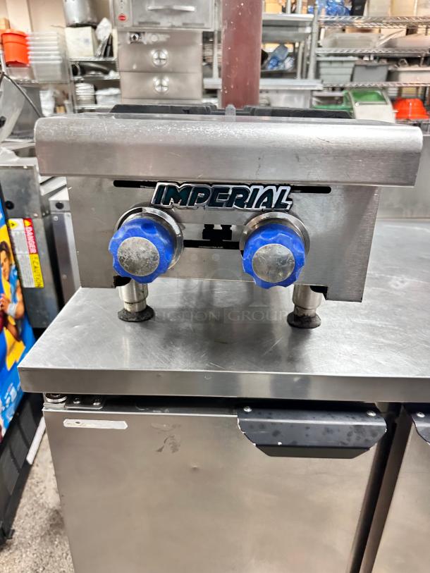 Imperial Commercial Gas Two Burner Tested and Working! - Image 5 of 6
