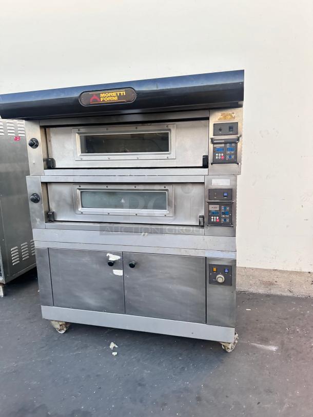 Moretti Forni  Commercial Double Deck Electric Pizza Oven Tested and Working! - Image 18 of 23