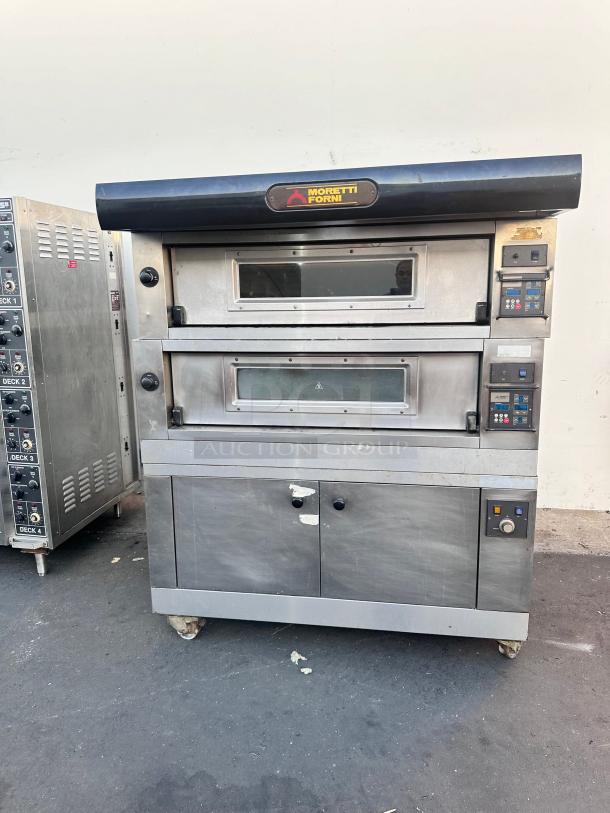 Moretti Forni  Commercial Double Deck Electric Pizza Oven Tested and Working! - Image 19 of 23