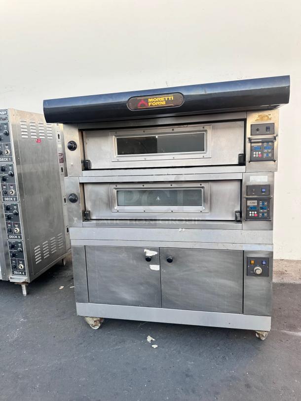 Moretti Forni  Commercial Double Deck Electric Pizza Oven Tested and Working! - Image 20 of 23
