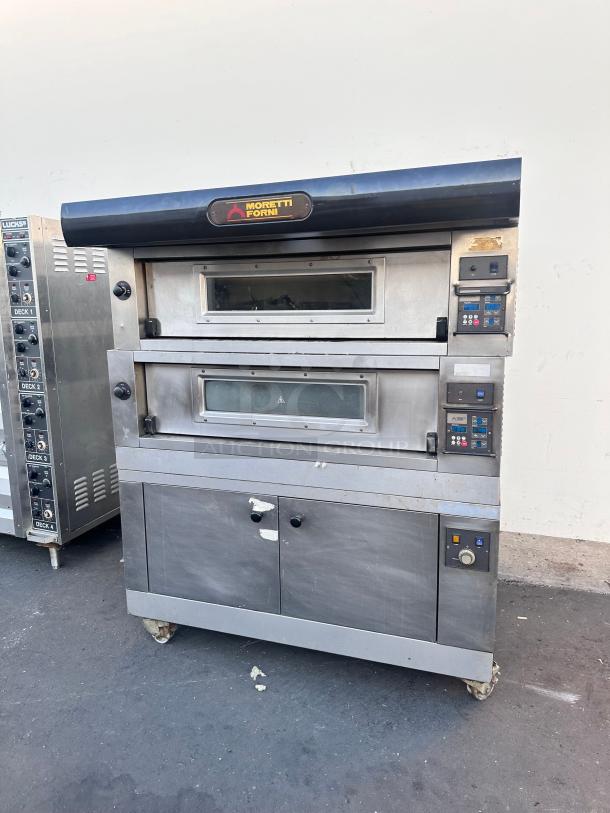 Moretti Forni  Commercial Double Deck Electric Pizza Oven Tested and Working! - Image 21 of 23