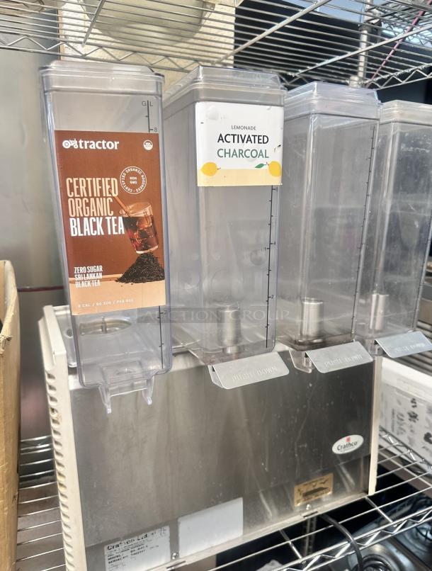 Commercial Refrigerated Beverage Dispenser 115 Volt Missing Parts Tested and Working! - Image 3 of 6
