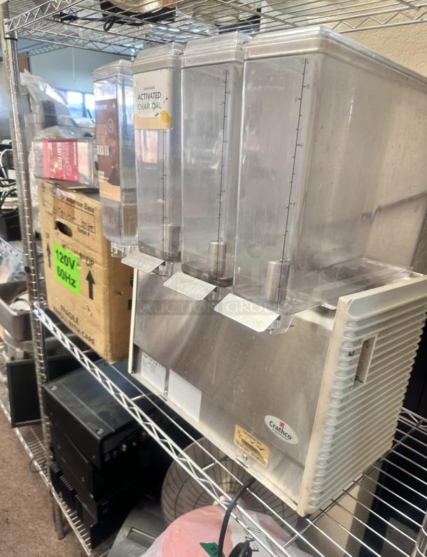 Commercial Refrigerated Beverage Dispenser 115 Volt Missing Parts Tested and Working! - Image 6 of 6