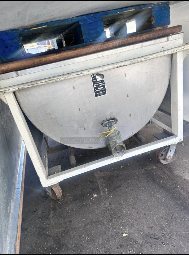 Falcon Commercial Extra Large Mixing Bowl On Wheels - Image 2 of 4